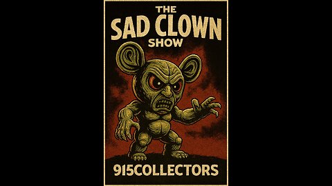 "Sad Clown" based on the art of Carlos Hurtado Baron. Sculpture by Benjamin Quezada. #915collectors