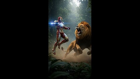 Iron man vs Lion
