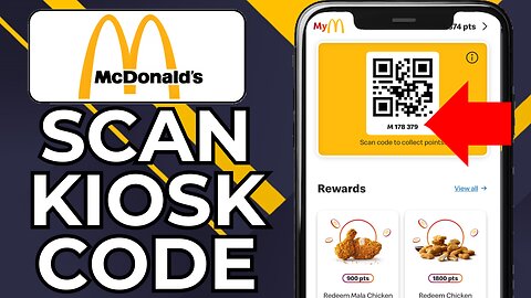 HOW TO SCAN MCDONALD'S QR CODE AT KIOSK