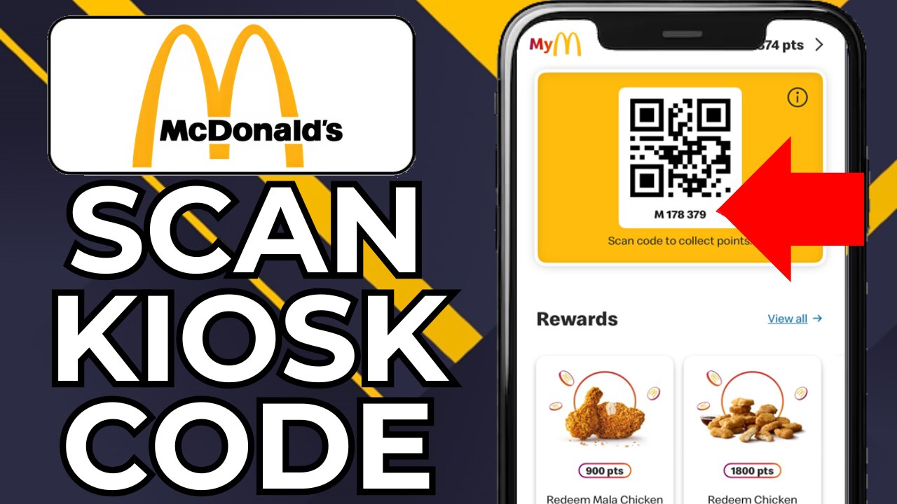 HOW TO SCAN MCDONALD'S QR CODE AT KIOSK