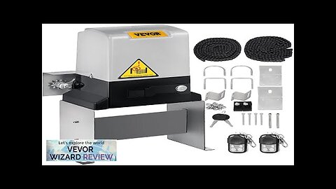 VEVOR Sliding Gate Opener AC600 1800Lbs with 2 Remote Controls Move Speed Review