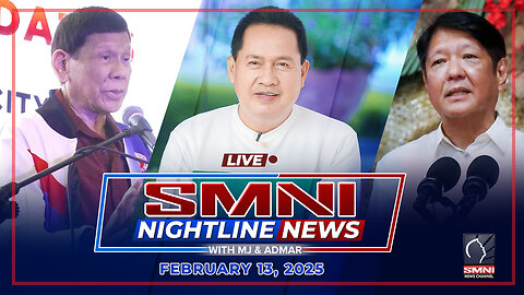 LIVE: SMNI Nightline News with Admar Vilando & Franco Baranda | February 13, 2025 - Huwebes