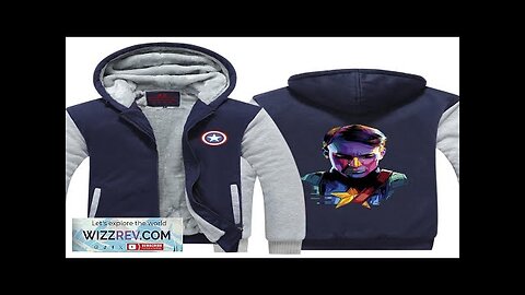 Marvel Captain America Cool Portrait 3D Print Hooded Jacket Review