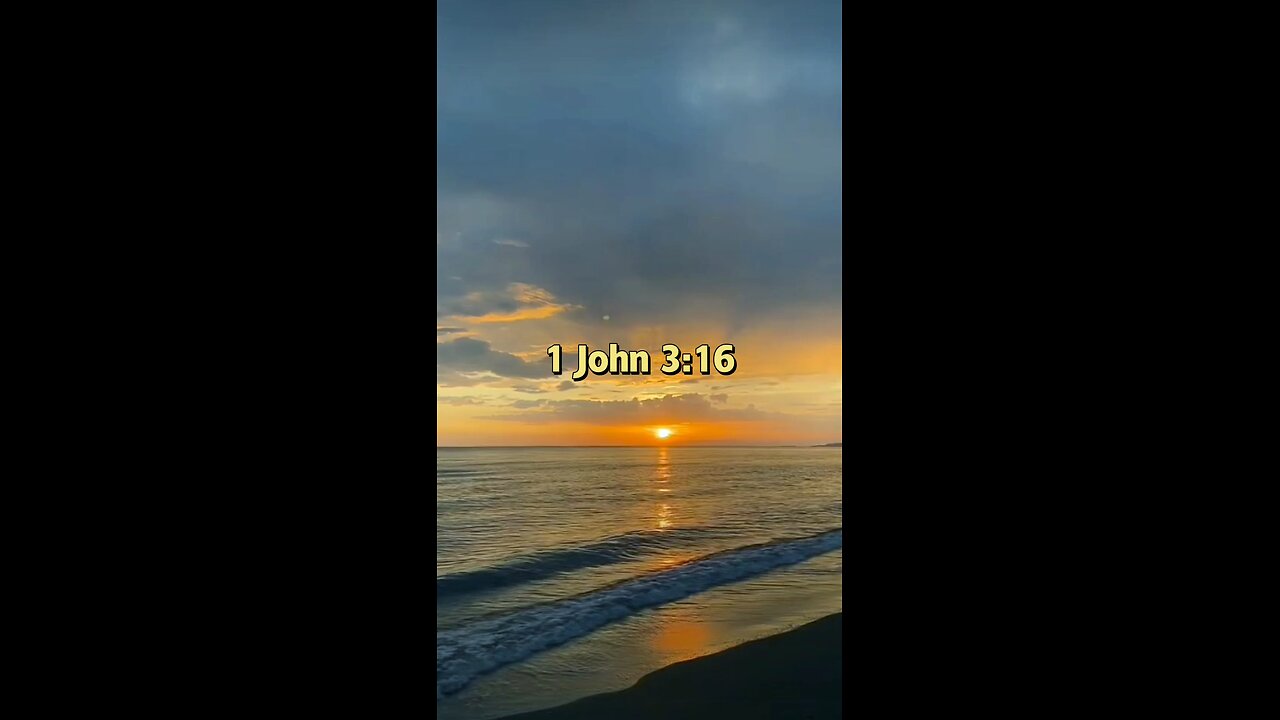 1 John 3:16 (NIV)