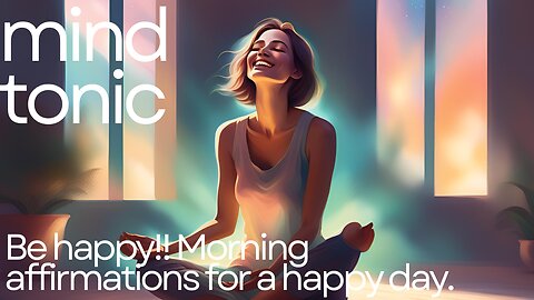 Be happy!! Morning affirmations for a happy and positive day - guided meditation