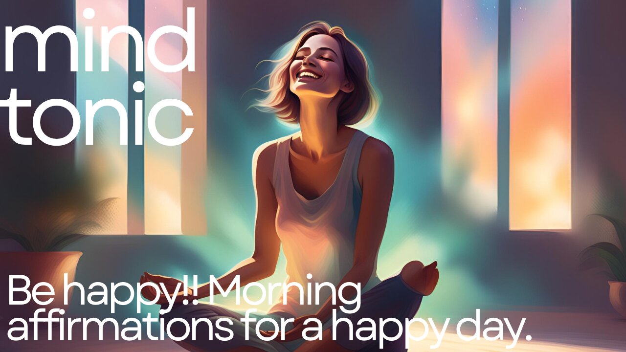 Be happy!! Morning affirmations for a happy and positive day - guided meditation