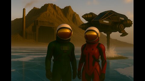 Working on the base! Space Engineers Ep3: Co-op with Wife!