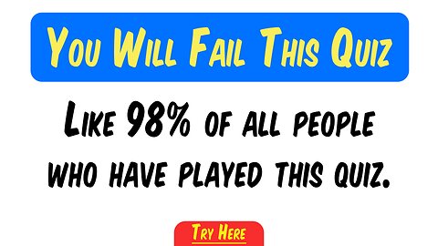 Difficult Trivia Quiz