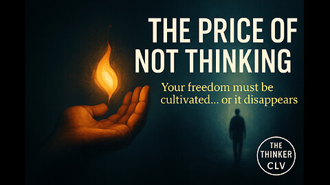 Thinking is freedom. Not thinking is surrendering it