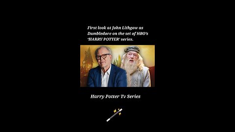 1st look at John Lithgow as Dumbledore - HBO’s #harrypotter series #Dumbledore #JohnLithgow