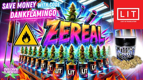 Trying Zereal from Lit Farms! Mrs Dank Flamingo Review!!