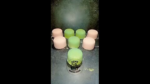 ASMR baking soda curshy relaxing 1st part