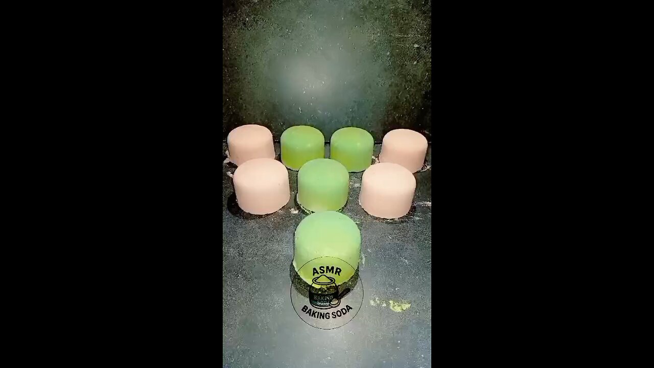 ASMR baking soda curshy relaxing 1st part