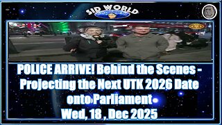 POLICE ARRIVE! Behind the Scenes - Projecting the Next UTK 2026 Date onto Parliament