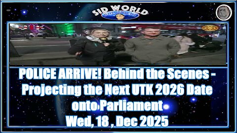 POLICE ARRIVE! Behind the Scenes - Projecting the Next UTK 2026 Date onto Parliament