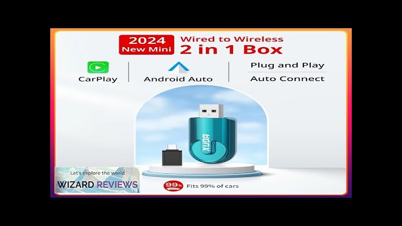 2in1 Wireless CarPlay Mini Box Wireless Android Auto AI Box For Car Review