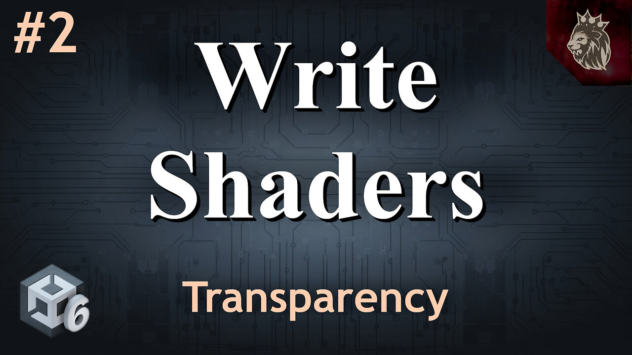 How to write Transparent shader in URP - Unity 6