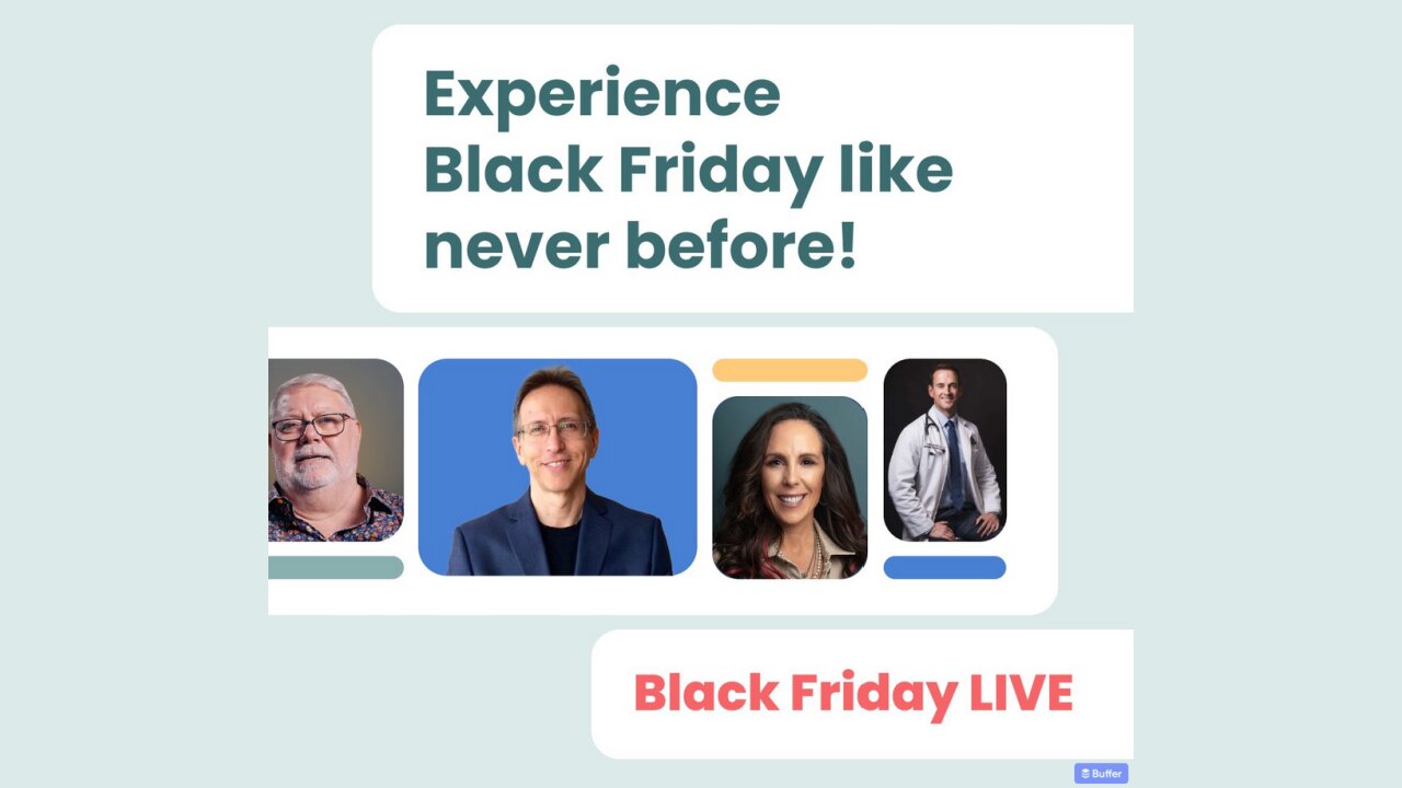 The Better Way Health Black Friday LIVE Event!