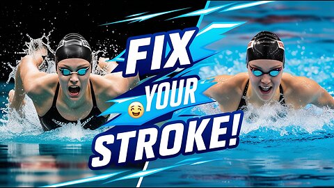 One Easy Fix to Swim Perfect Freestyle 🏊‍♂️💦 #swimming #freestyle