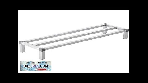 Newly Upgraded！VEVOR Aluminum Dunnage Rack Stationary Dunnage Rack 48” x 14” x Review