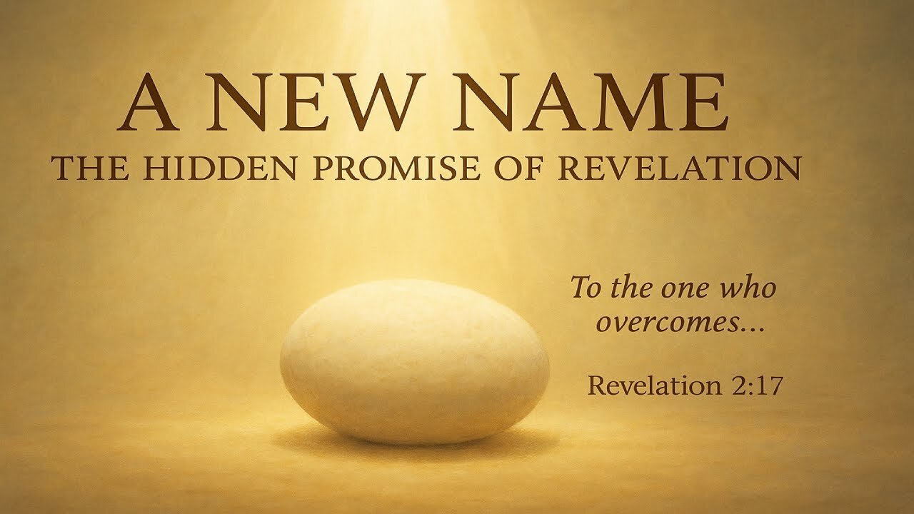 ✨ A New Name — The Hidden Promise Jesus Gives in Revelation 2:17 ✨