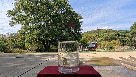 Slow Motion 1 Oz Titanium Bar Drop / Splash