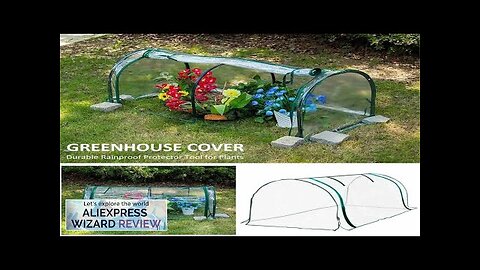 Mini Small Greenhouse for Outdoor Indoor Plant Portable Grow Greenhouse Tent Review