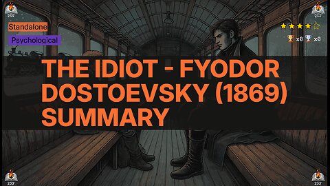 The Idiot - Fyodor Dostoevsky (1869) Summary