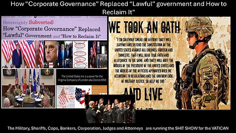 THE USA INC AND DOD IS RUNNING A SHIT SHOW W/YOUR STATE's BIRTH CERTIFICATES