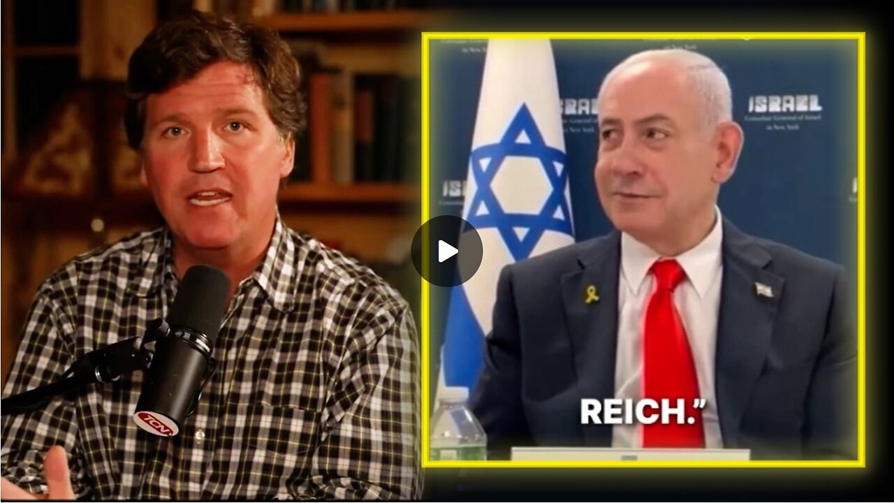 Tucker Carlson Annihilates Netanyahu After The Israeli Prime Minister Publicly Declared War