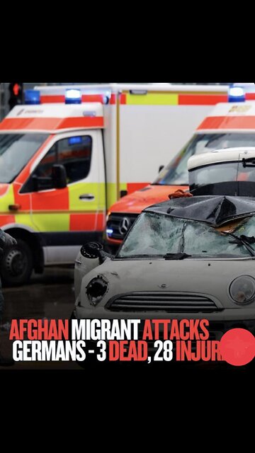 VEHICLE PLOWS🚏🛗🚙INTO DEMONSTRATORS IN MUNICH GERMANY🛗🚙💫