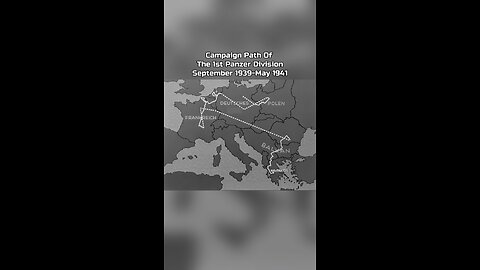 Campaign Path Of The 1st Panzer Division