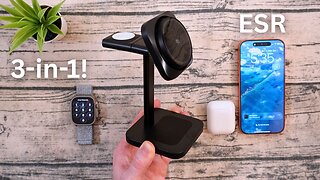 ESR 3-in-1 Magnetic Charging Station REVIEW! // Qi 2.2 WITH CryoBoost!