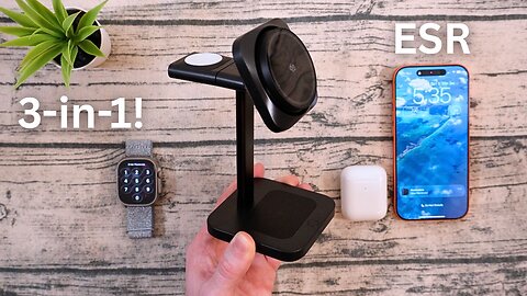 ESR 3-in-1 Magnetic Charging Station REVIEW! // Qi 2.2 WITH CryoBoost!