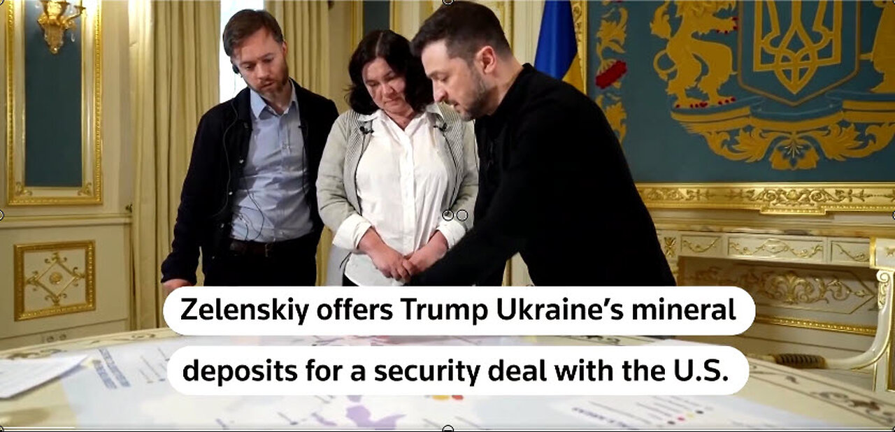 ZELENSKY WANTS SECURITY FOR MINERALS!