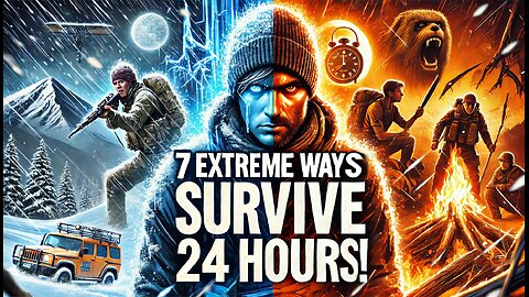 7 EXTREME WAYS To Survive For 24 HOURS!