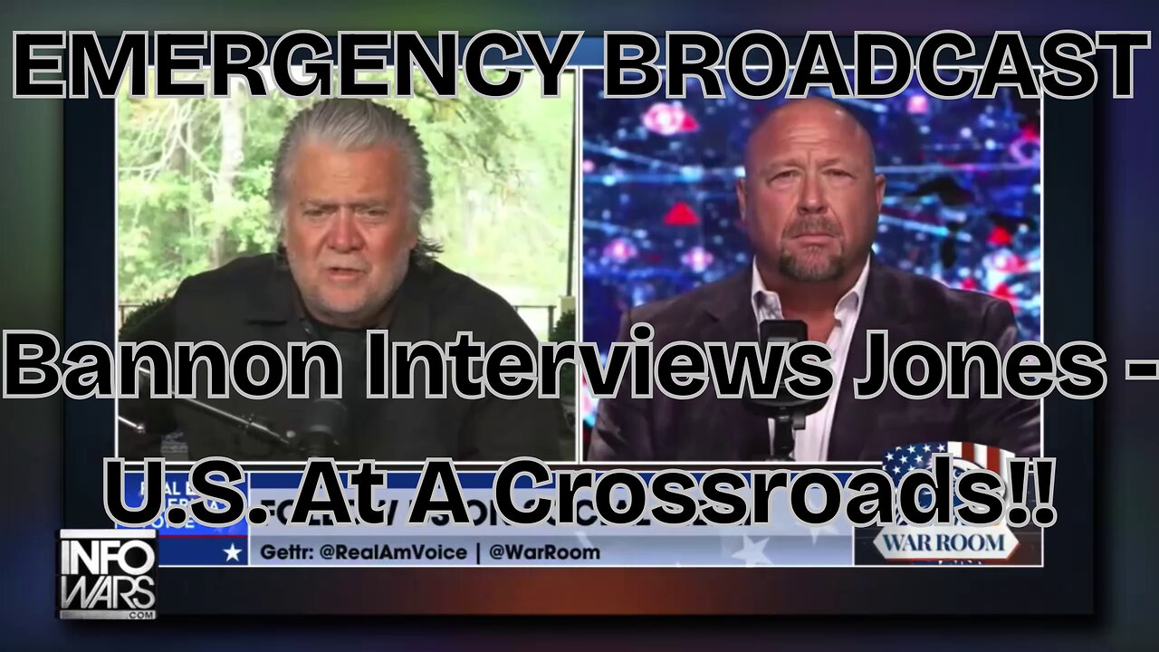 STEVE BANNON INTERVIEWS ALEX JONES - THE U.S. IS AT A CROSSROADS! (10.27.25)