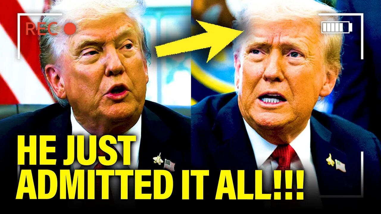 Trump goes OFF THE RAILS in OVAL PRESSER with SHOCK ADMISSIONS