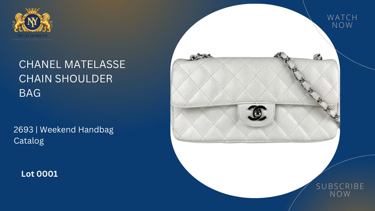 CHANEL MATELASSÉ CHAIN SHOULDER BAG