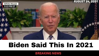 FLASHBACK: Joe Biden Claims Afghan Nationals Being Brought To America Are Vetted