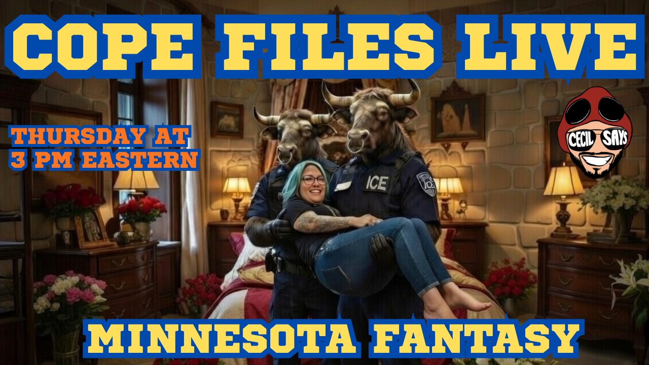 Cope Files Live! -Every White Liberal Fatso's Dream