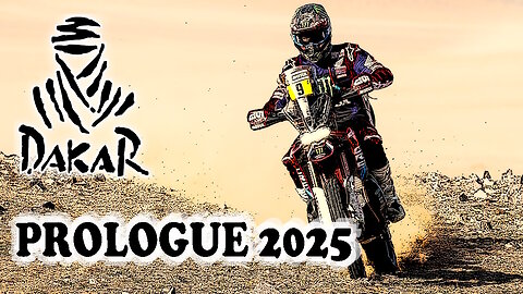 DAKAR Prologue 2025 footage and commentary