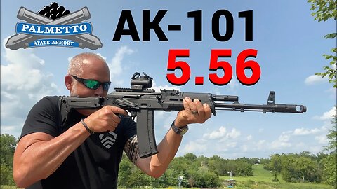 PSA's AK-101 (5.56) 500 yards w/ red dot?