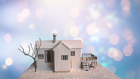 Matchstick Replica of Family Home