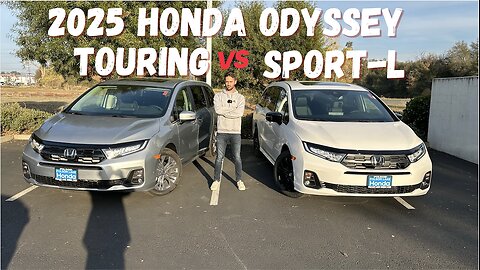 Differences 2025 Honda Odyssey Sport-L vs Touring