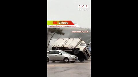 #China #Guangdong #Typhoon #Ragasa #ExtremeWeather #climat #anomaly #climatecrisis #climatechange