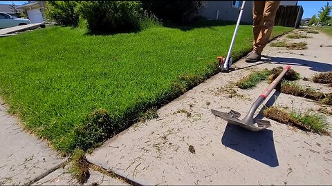 EASY METHOD To Restoring OVERGROWN Lawn Edges To PERFECTION