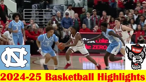 North Carolina vs NC State Basketball Game Highlights 1 11 2025