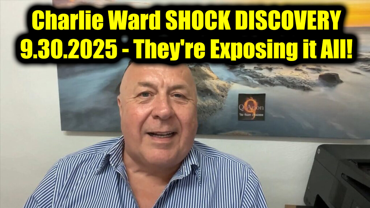 Charlie Ward SHOCK DISCOVERY 9.30.25 - They're Exposing it All!