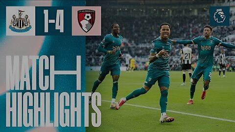 Justin Kluivert scores ANOTHER brilliant Premier League hat-trick | Newcastle 1-4 AFC Bournemouth 